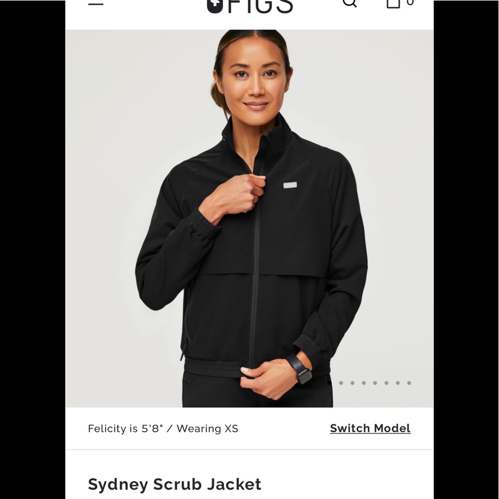 FIGS // Sydney scrub jacket